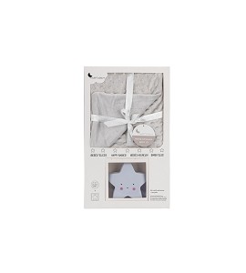 Manta Burbuja Gris y...