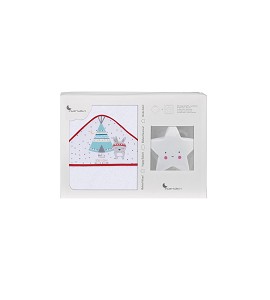 Bath Cape Tipi Bear White...