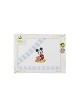 Sheet For Cot Bed 60X120 - Coral Fleece - Mickey Disney - W/Blue