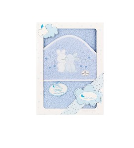 Capa de Baño Two Rabbits Azul