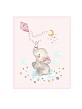 Raschel Blanket Baby - Mod. Pink Elephant