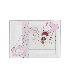 Bedding Set in Coral Flecce...