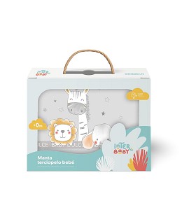 Manta Tercipelo para cuna - Jungla