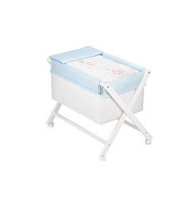 Bassinet + Textil - White...
