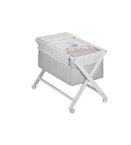 Bassinet + Textil - White...