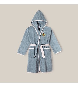 Albornoz Infantil Azul T.14