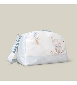 Bolso Cambiador Elefante Azul