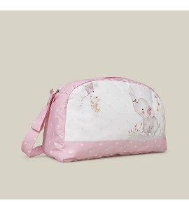 Bolso Cambiador Elefante Rosa