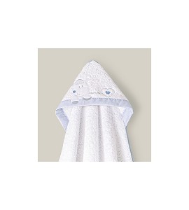 Bath Cape White & Blue...