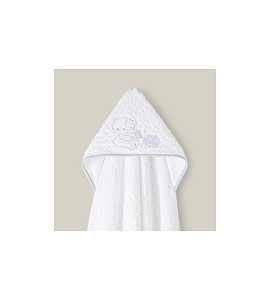 Bath Cape White & Blue...