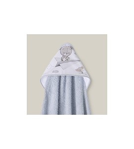 Bath Cape  Grey Paper Plane
