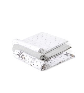 Pack 3 Gauzes Grey Parachute