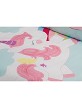 Coordinated With Duvet Cover Pink Unicorn