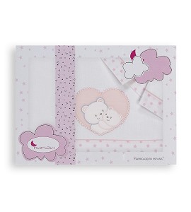 Sábanas Minicuna Corazón...