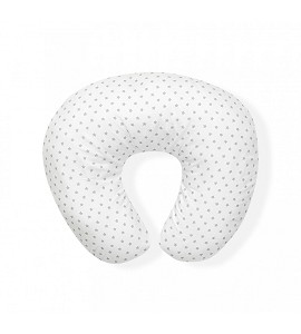 Breastfeeding Pillow - 65X65 Cms. - Mod. Star - Gray