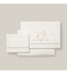 Sábanas Cuna Mon Petit Beige
