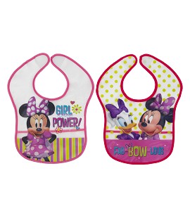 Baberos Disney Minnie Girl Pack 2