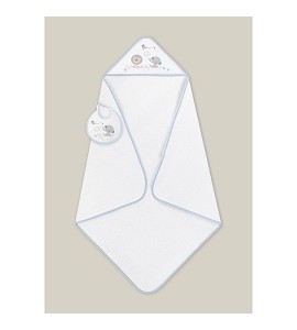 Set Capa de Baño Blanco y...