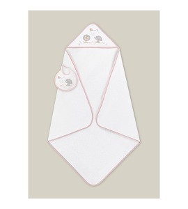 Set Capa de Baño Blanco y...