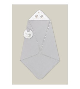 Set Capa de Baño Gris...