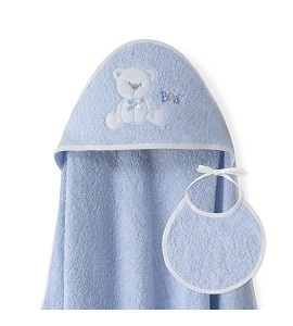 Set Capa de Baño Oso Lazo...