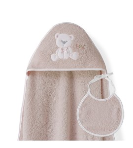 Set Capa de Baño Oso Lazo...