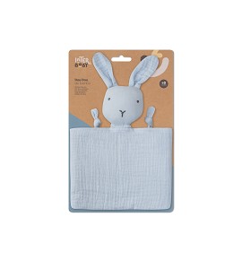 Doudou Muselina Conejo Azul