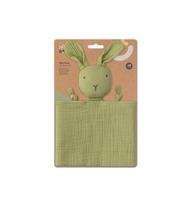 Doudou Muselina Conejo Verde