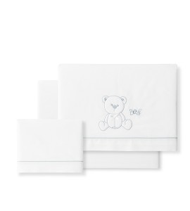 Sábana Minicuna Oso Lazo...