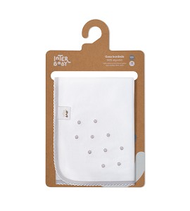 Gasa Bordada Bodoque Gris