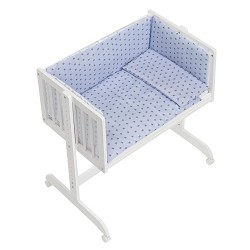 Co-Sleeping Crib In White...