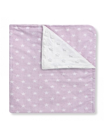 Printed Blanket Mod.Star Pink