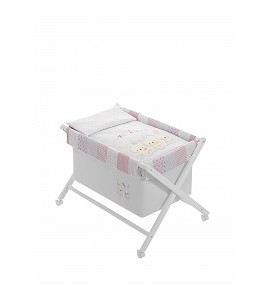 Bassinet + Textil - White...