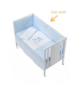 Coordinado Cuna Parejita Azul