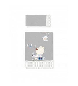 Coordinado Cuna Nature Azul