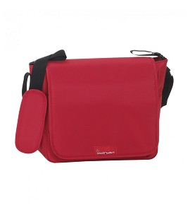 Bolso Cambiador Liso Rojo