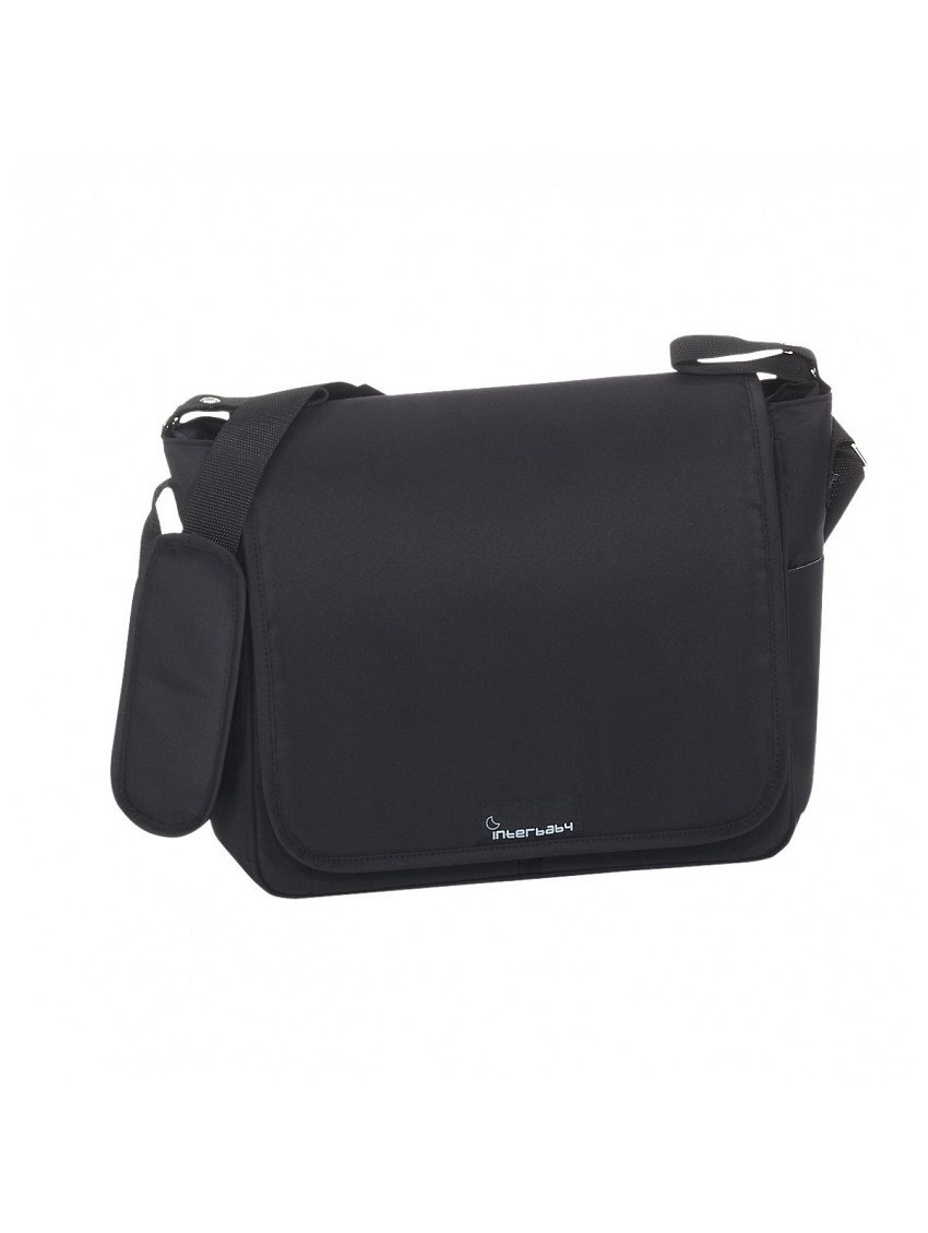 Bolso Cambiador Liso Negro -Bolsos baratos para carro de bebé MINDOO