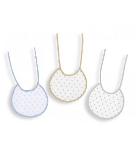 Printed Bib With Stars - 20...