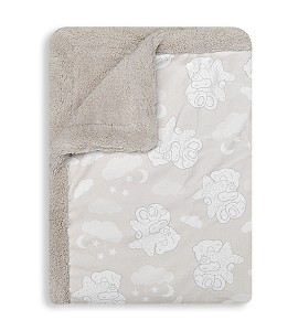 Manta Bebé Borreguillo Beige