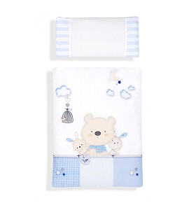 Funda Nórdica Osito Love Azul