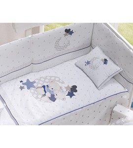 3 Pcs Set Cot Bed 60X120...