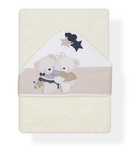 Bath Cape White Beige...