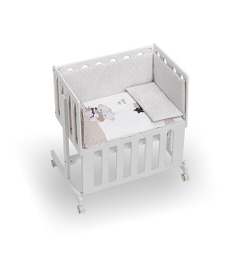 Minicuna Minana Colecho con Textil Volamos Baby Beige