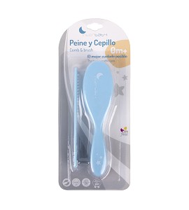 Set Comb And Brush Blue