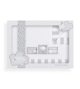 Crib Set Sheets - Grey...