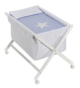 Minicuna Estrella Azul con...