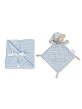 Bubble Blanket - 80 X 110 - Coral Flecce + Doudou 28X17 - Mod. Osito - Blue