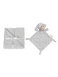 Bubble Blanket - 80 X 110 - Coral Flecce + Doudou 28X17 - Mod. Osito - Gray