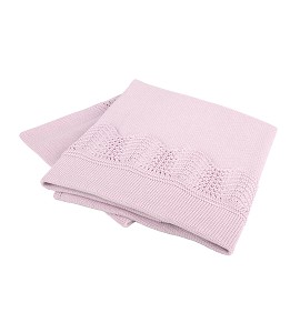Draft Blanket Pink Cotton