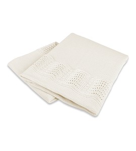 Draft Blanket Beige Cotton